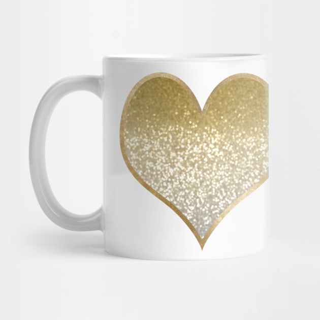 Heart - golden gradient by RoseAesthetic